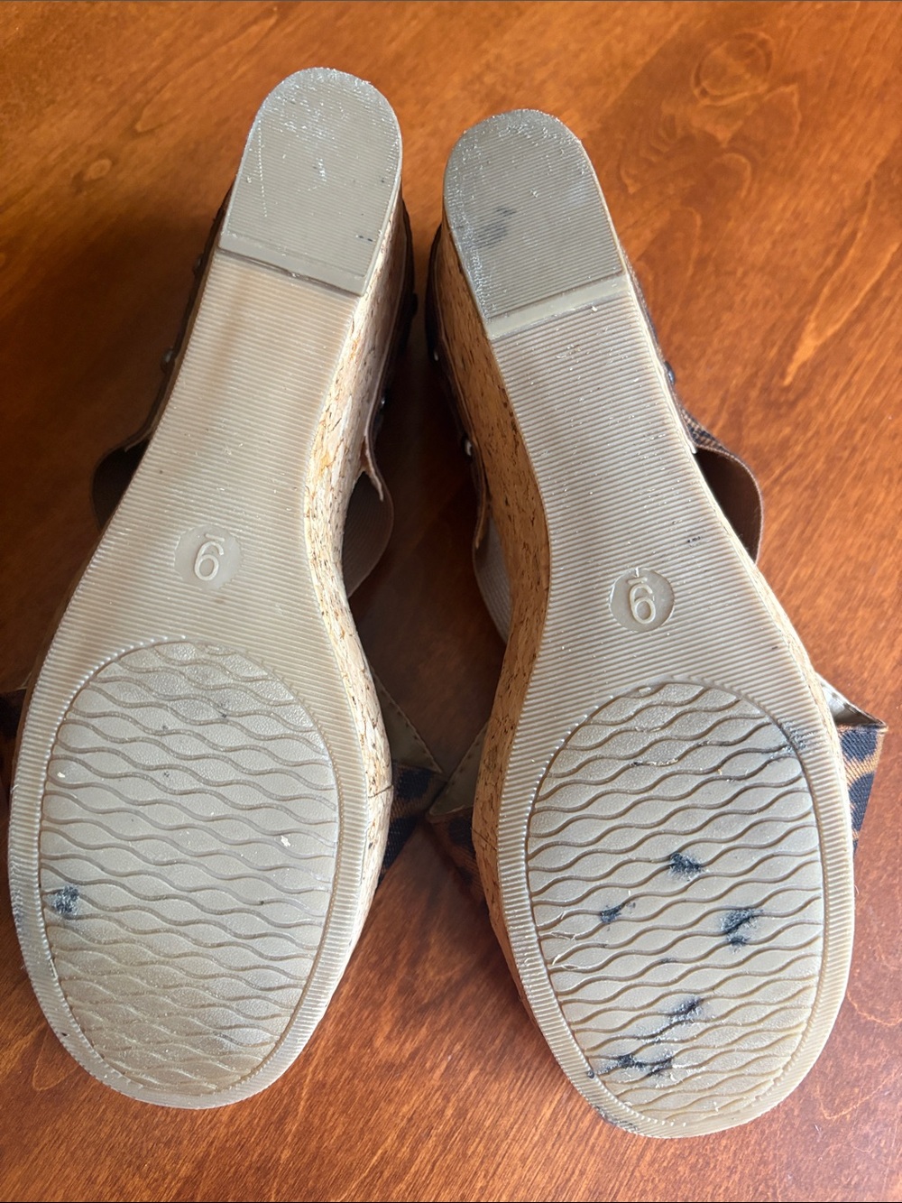 Merona Leopard Print Crisscross Mule Sandals - Picture 4 of 4